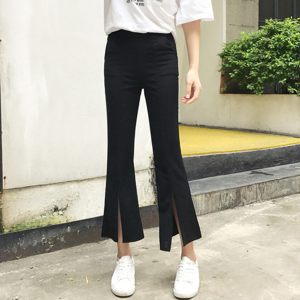 Нов модел дамски панталон с цепки - тип чарлстон