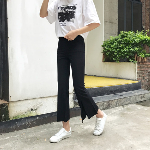 Нов модел дамски панталон с цепки - тип чарлстон