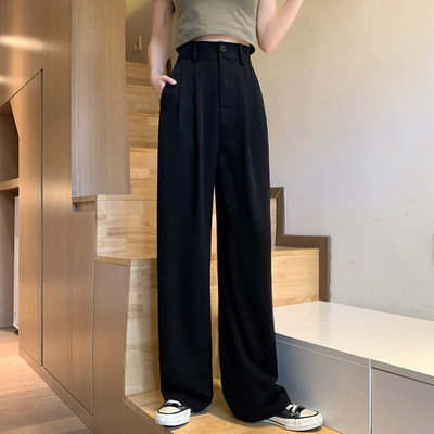 Модерен дамски широк панталон в няколко цвята