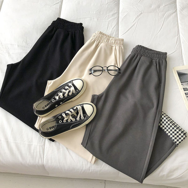 Ležerne ženske hlače na gumicu