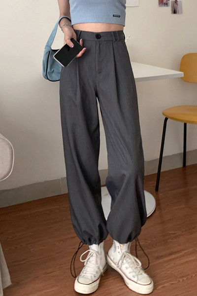 Pantaloni dama sport si casual cu elastic