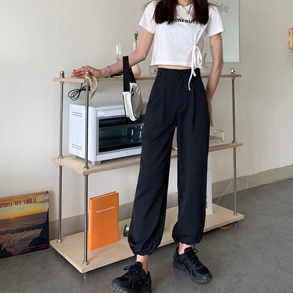 Pantaloni dama sport si casual cu elastic