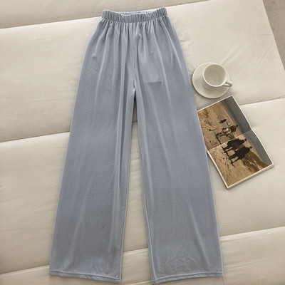 Pantaloni largi de dama elastici