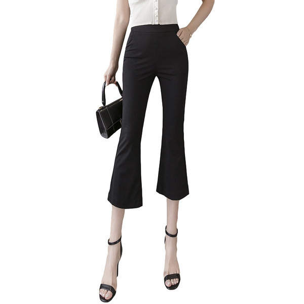 Pantaloni de ultimă generație cu talie înaltă și buzunare