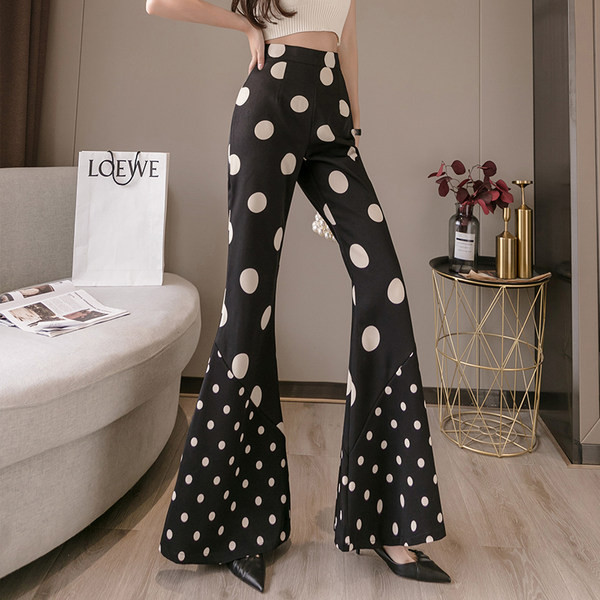 Model nou de pantaloni de dama cu talie inalta