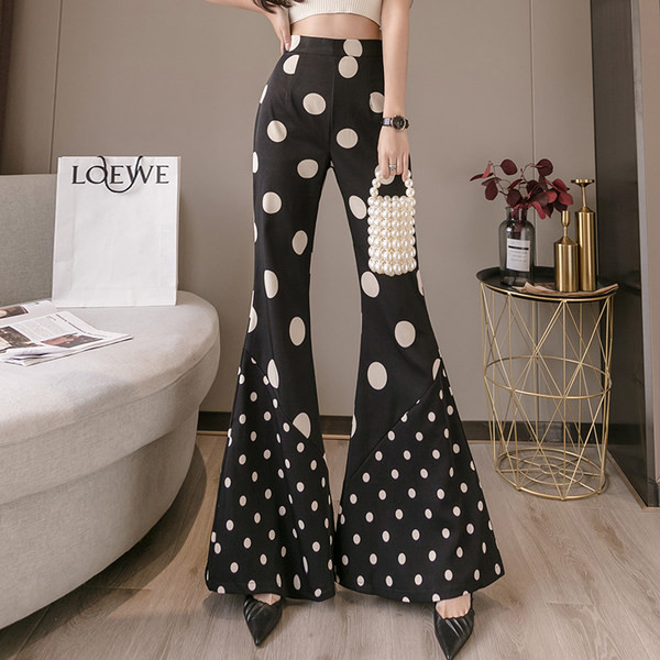 Model nou de pantaloni de dama cu talie inalta