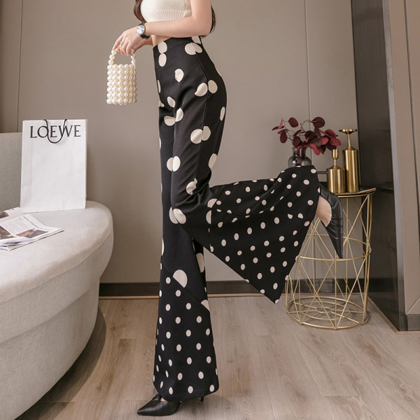 Model nou de pantaloni de dama cu talie inalta