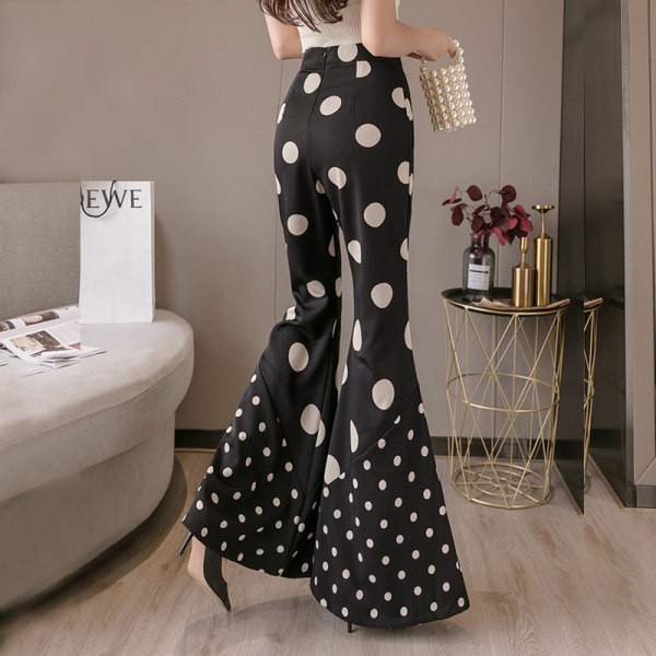 Model nou de pantaloni de dama cu talie inalta