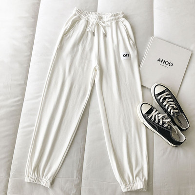 Ежедневен дамски панталон  с висока ластична талия