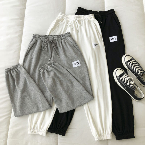 Ежедневен дамски панталон  с висока ластична талия