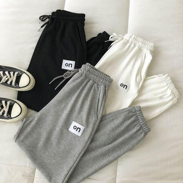 Ежедневен дамски панталон  с висока ластична талия