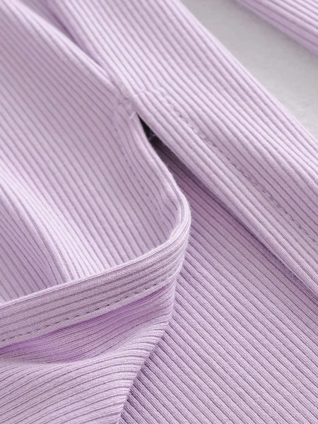 Ежедневни широки панталони с ластична талия и цепки