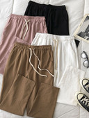 Ежедневен дамски пролетен панталон с връзки