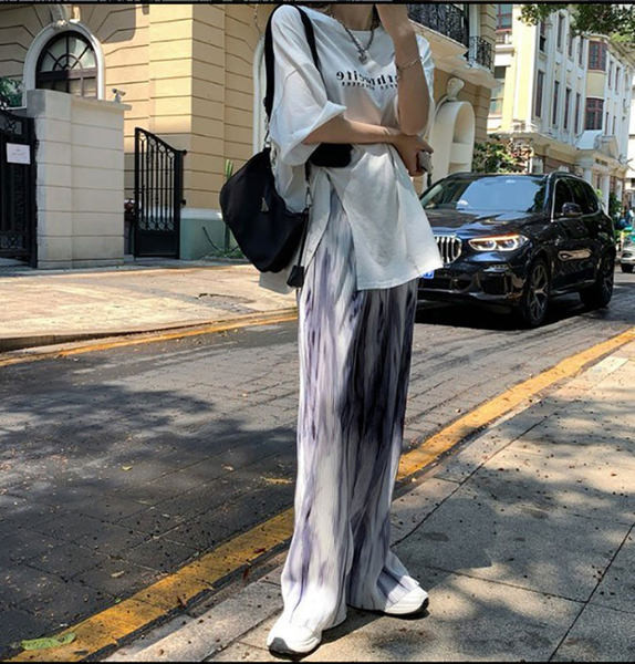 Pantaloni retro dama casual model drept