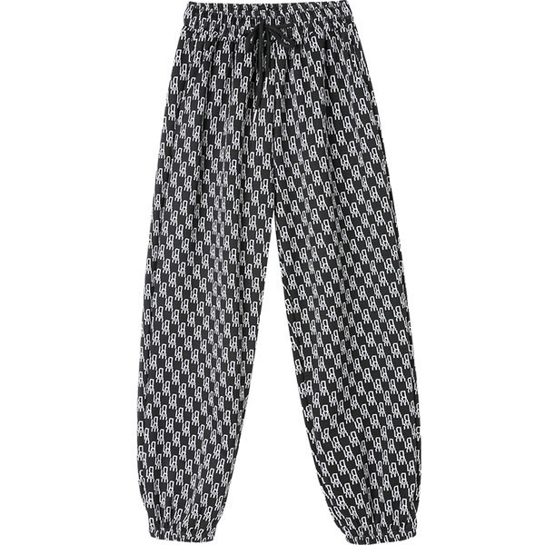 Pantaloni de vara de dama cu cravate si talie inalta