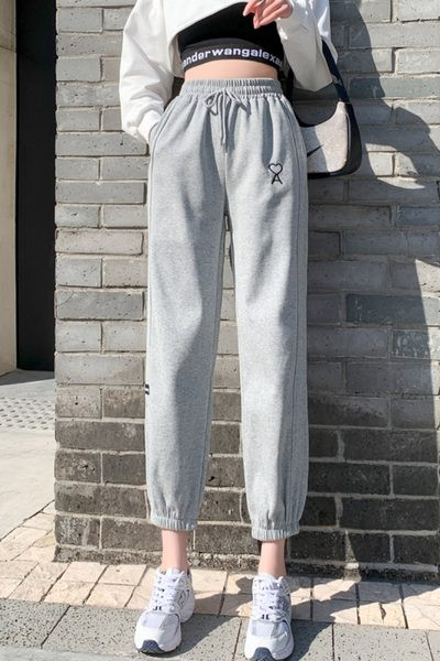 Ženske ležerne sportske hlače s elastičnim strukom