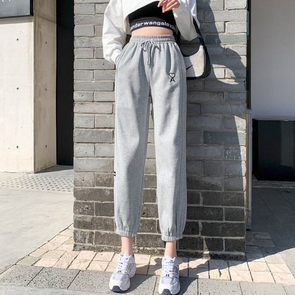 Ženske ležerne sportske hlače s elastičnim strukom