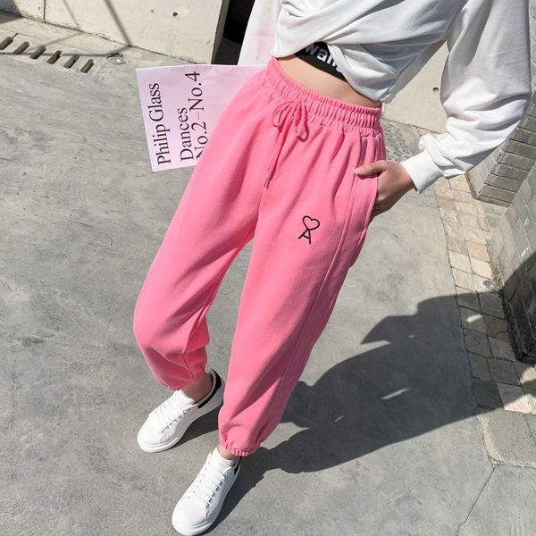 Ženske ležerne sportske hlače s elastičnim strukom