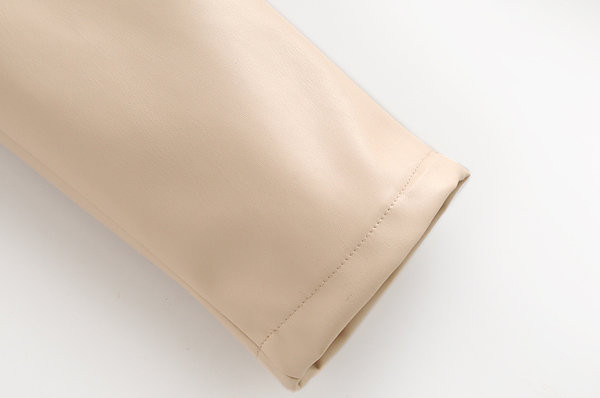 Pantaloni moderni din piele ecologica cu curea in mai multe culori