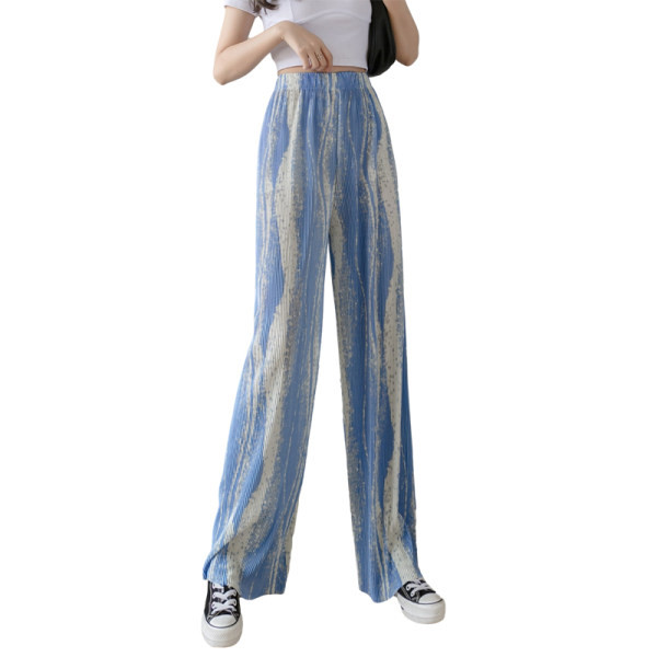 Model lat de pantaloni de dama colorati