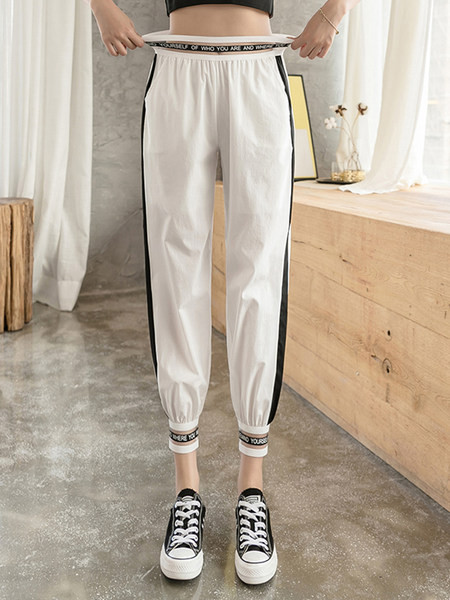 Pantaloni casual dama cu margini si buzunare