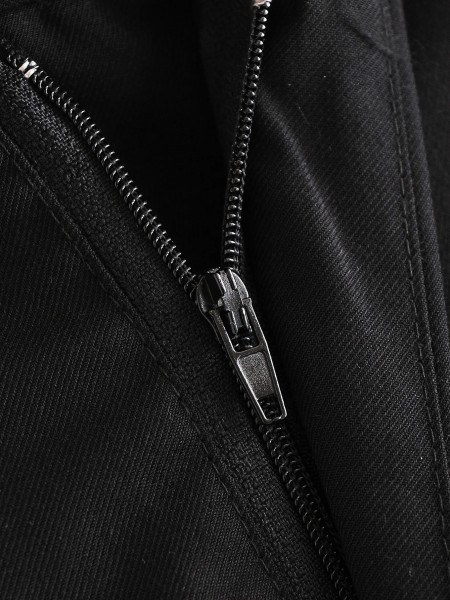 Асиметричен дамски панталон с изрязани части