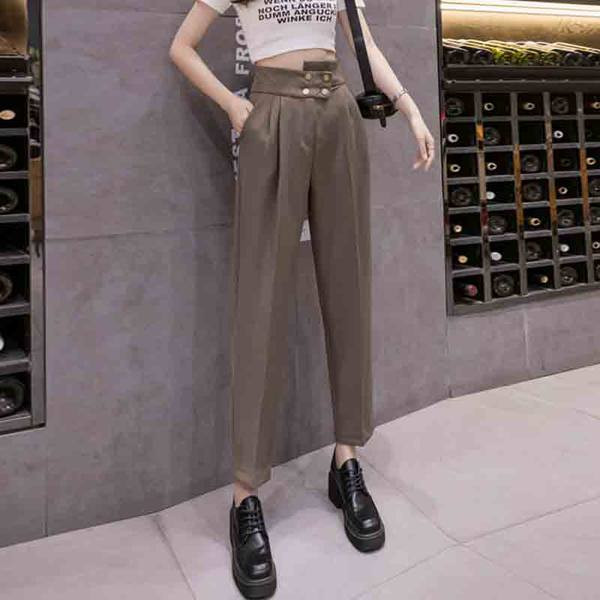 Pantaloni de dama de ultima generatie cu nasturi