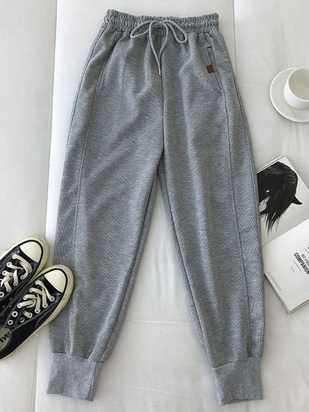 Ležerne ženske hlače na gumicu i vezanje