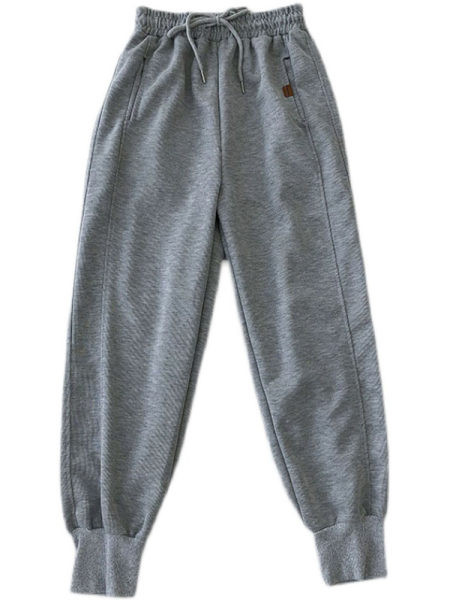 Ležerne ženske hlače na gumicu i vezanje