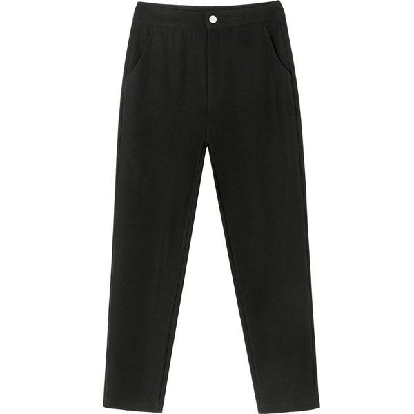 Pantaloni moderni de dama cu nasture si buzunare