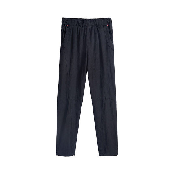 Pantaloni casual dama cu model cu buzunare late