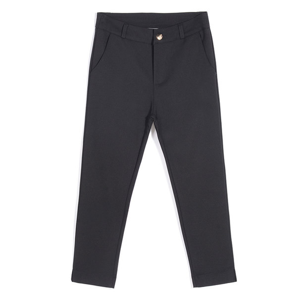 Pantaloni casual dama cu lungime 7/8 in negru
