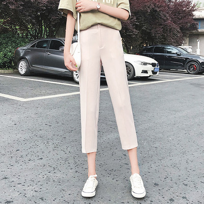 Ženske hlače visokog struka pogodne za ljeto