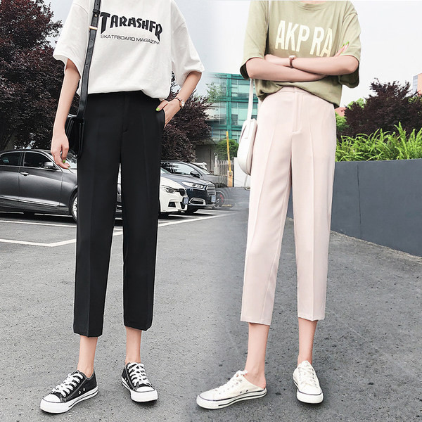 Ženske hlače visokog struka pogodne za ljeto