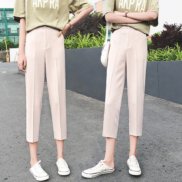 Ženske hlače visokog struka pogodne za ljeto