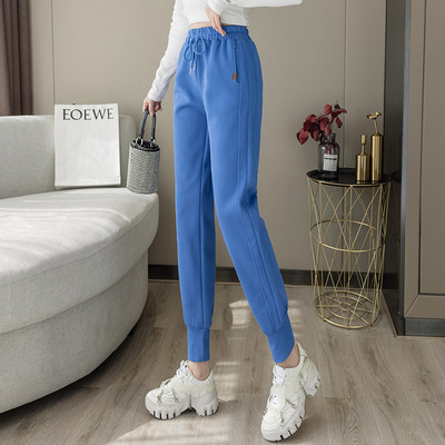 Pantaloni sport casual dama in mai multe culori cu talie inalta