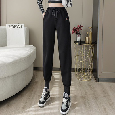 Pantaloni sport casual dama in mai multe culori cu talie inalta