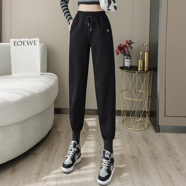 Pantaloni sport casual dama in mai multe culori cu talie inalta