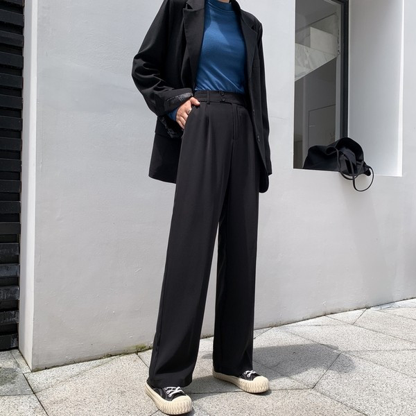 Pantaloni de vara de dama model nou cu talie inalta - model lat