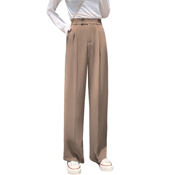 Pantaloni de vara de dama model nou cu talie inalta - model lat