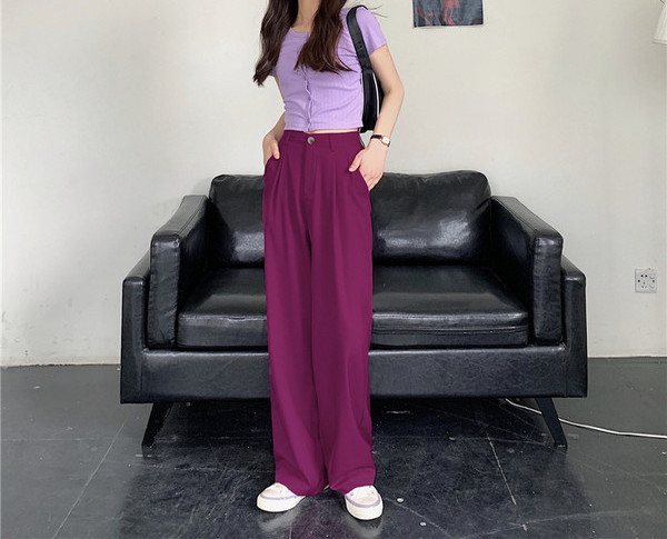 Ženske široke hlače u više boja