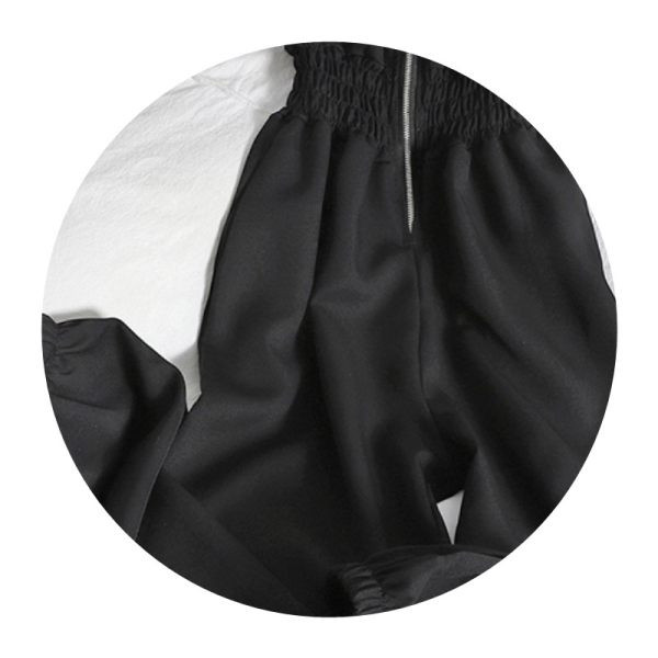 Salopeta lunga de dama cu talie elastica