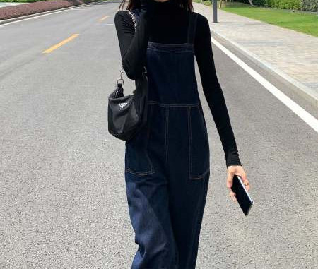 Salopeta larga dama model simplu