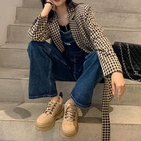 Νέο μοντέο γυναικεία ολόσωμη φόρμα ζιν - μπλε και μαύρο χρώμα