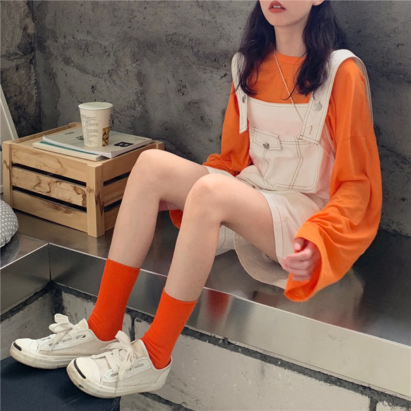 Salopeta dama casual cu bretele - model scurt