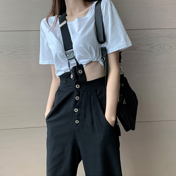 Salopeta de dama model dreapta cu o curea