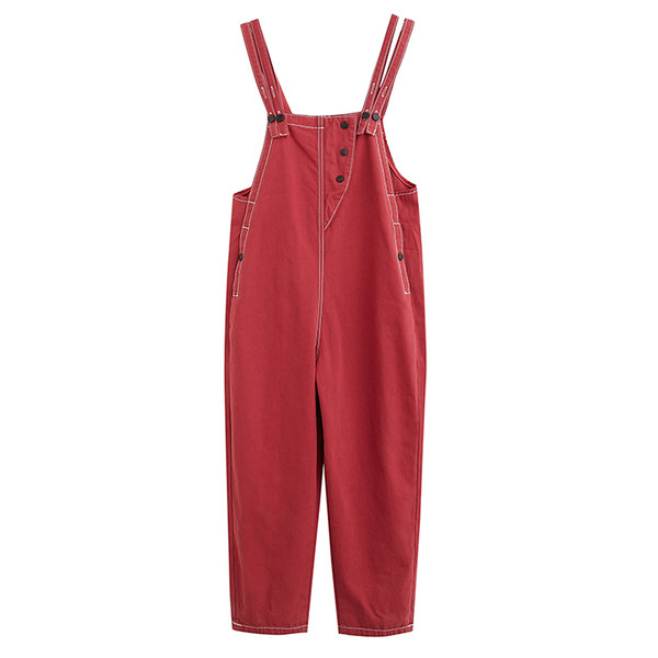 Model larg de salopeta dama cu bretele