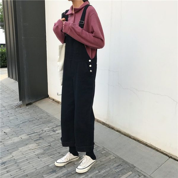 Salopeta lunga de dama cu buzunare