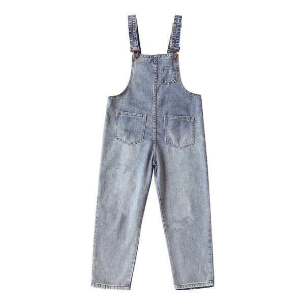 Salopeta de dama model simplu cu buzunare frontale