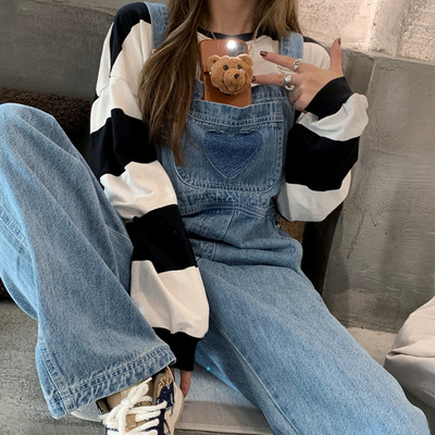 Νέο μοντέλο τζιν γυναικεία ολόσωμη φόρμα με τιραντάκια